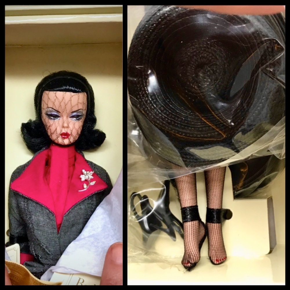 New Muffy Roberts Silkstone Gold Label Collector's Barbie with Box and Tissue
